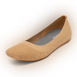 ALLBIRDS TREE BREEZERS FLATS.  LUX BEIGE/SIZE: 8